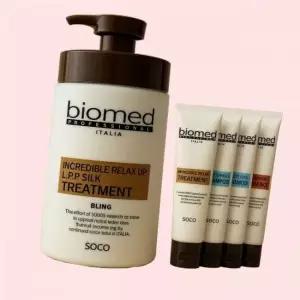 바이오메드 릴렉스업 인크가죽 레더블 LPP 실크 헤어 마스크 1000ml +200ml 대용량 헤어팩 트리트먼트 4733