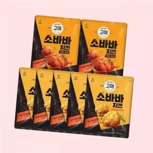 고메 소바바치킨 소이허니 순살 375g 5팩+양념순살 2팩(총7팩) 4559415