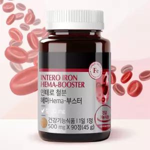 에코 뉴트리션 에코뉴트리션 3개월분 철분제 여성 남성 임산부 비헴철 헤마 철분 영양제