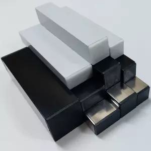 사각턱 모니터암 보강판 프레임책상 클램프 거치고정용 스텐 알루미늄 각파이프 25X25mm