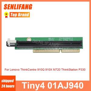 lenovo호환 ThinkCentre 910Q M720 ThinkStation P330 용 새 PCIE16 라이저 카드 Tiny4 01AJ940 고속
