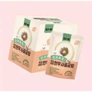 엘빈즈 한끼뚝딱 우리아이 한우 사골곰탕 150g x 7p 1.05kg 1개 4524152