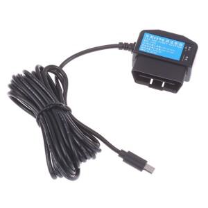 OBD 타입 C 충전기 전원 케이블 (대시캠  차량용 DVR  24시간 주차  자동차 액세서리  배터리 보호)