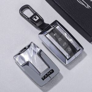 아연 합금 + TPU 풀 커버 자동차 키 케이스 TANK 300 -2025 호환 탱크 400 500 700 리모컨 보호 홀더