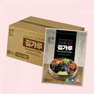 광천김 대용량 업소용 김가루 1kgx4개 4559293