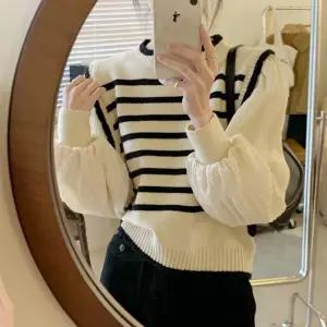 니트 블라우스 모기 연애 육수 전문 올리비아 레이어드