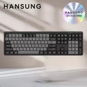 한성 GK698 OfficeMaster 저소음 펜타그래프 키보드 로얄 블랙