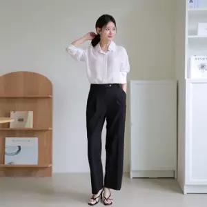 르포엠 [최초가 89 900원]모네즈 스트레치 핀턱 팬츠 1종