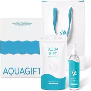 선물 세트 스킨케어 AQUAGIFT 배스솔트 입욕제 보습 크림 민감성 피부 무향 무색소 천연 유래 출산 축하