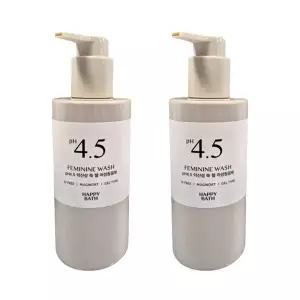[아모레퍼시픽]해피바스 여성청결제 pH4.5 약산성 쑥 젤타입 250mlx2개 Y존 저자극 데일리 여성세정제