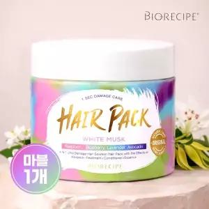 [바이오레시피] 1초 데미지 케어 헤어팩 300g 2종 /트리트먼트 헤어클리닉 단백질헤어팩 미용실