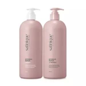 암웨이 새티니크 인텐시브 리페어 7s 트리트먼트 750ml + 샴푸 750ml