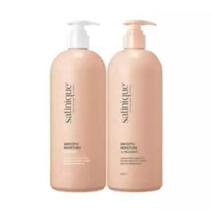 암웨이 새티니크 스무드 모이스처 샴푸 750ml + 7s 트리트먼트 750ml