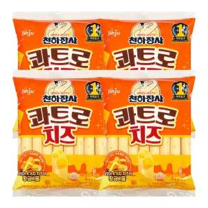 진주햄 천하장사 콰트로치즈 소시지 448g ( 28g x 16개입 ) 4개 / 간식 치즈소세지