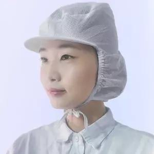 (색상 화이트)EA 위생 방진모자 주방 작업모 조리모 헤어캡