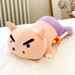 (선택 짱구 바디모찌쿠션-부리부리대마왕)짱구 바디모찌쿠션-부리부리대마왕 바디쿠션 롱쿠션 캐릭터쿠션