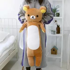 (선택 리락쿠마 롱바디 쿠션 100cm)리락쿠마 롱바디 쿠션 100cm 바디쿠션 롱쿠션 캐릭터쿠션 굿즈