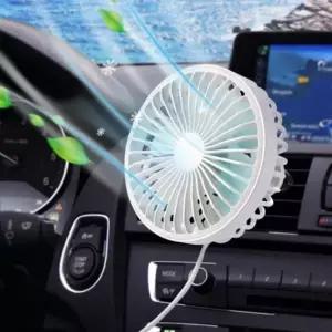 선풍기 차량용 LED 거치형 써큘레이터 자동차