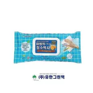 기타 찌든때 청소박사 기름때 제거 세정 티슈 청소 물티슈 60매 크리너 냄새_713726 2326428