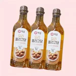 CJ제일제당 백설 요리올리고당 1.2kg 3개 쌀엿 설탕 물엿 요리당 4456611