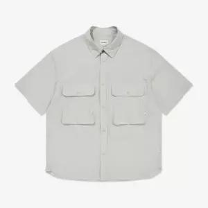 [커버낫]커버낫 워크 나일론 하프 셔츠 라이트그레이 CO2602SS11LG