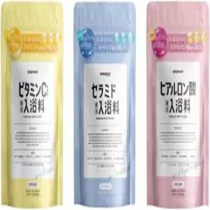 3가지 종류 파우더 배스 첨가제 세럼 암프룸 세라마이드 비타민 C 히알루론산 브랜드 PA 마켓