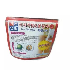 극세사 O1V0R7E3 밀대 리필 2P 교체형 걸레 리필포