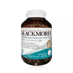 블랙모어스 오더리스 피쉬오일 미니 캡슐 510mg x 250캡슐 1개 - R