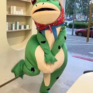 개구리 인형탈 졸사컨셉 동물 성인 복장 의상 공연용