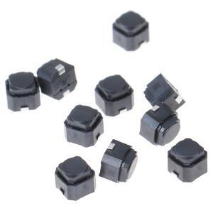 10pcs 무음 택트 스위치 6x6x5mm 실리콘 버튼 터치