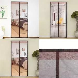 문 B9G9Y7B5 기장 90x210cm 브라운 아파트현관방충망 현관방충문