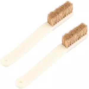 2pcs 암벽 등반 초크 브러시 회사 두꺼운 털 볼더링 클리너 도구 액세서리 야외 청소 클라이밍