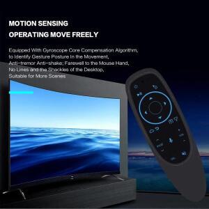 G10S PRO BT 음성 리모컨 2.4G BT5.0 무선 에어마우스 자이로스코프 스마트 백라이트 안드로이드 호환 TV용