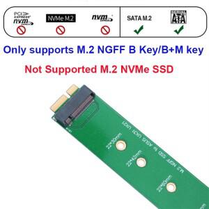 OULLX M.2 NGFF, ASUS UX21A Sata 프로토콜 SSD, PC용 솔리드 스테이트 드라이브 노트북 어댑터 카드, 6 +