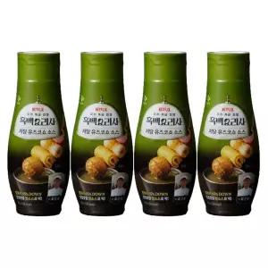 [신세계라이브쇼핑]CJ제일제당 백설 저당 유즈코쇼소스 255g x4개