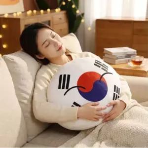 (모아픽) 태극기 쿠션 전통 감성 인테리어 소파 한국소품 디자인 거실 포인트