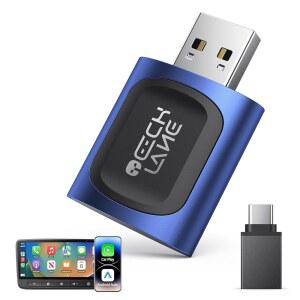 2026년 업그레이드된 IN 무선 카플레이 어댑터 무선용 플레이 어댑터 안드로이드 BT 유선 플러그 USB 안정적인 WIFI 오토 빠르고 블루투스 5G 커넥트