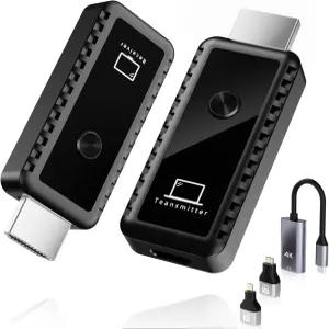 PC/TV 박스/프로젝터에서 비디오 및 오디오를 스트리밍하고 모니터링할 수 있는 무선 HDMI 송신기 수신기