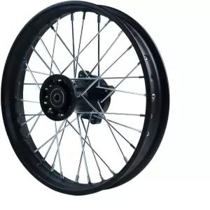 하우어츠 휠 림 허브 70CC 오프로드 모터크로스 피트 더트 로켓 바이크(블랙 60/100-14인치 12mm)에