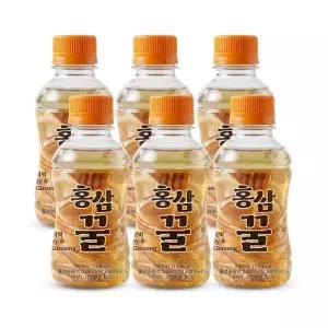 홍삼꿀 음료 농축액 사양벌 건강 피로회복 홍삼 280ml 6병 홍삼차 선물 술깨는 꿀티 꿀물