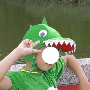 공룡 모자 봉제인형 이벤트모자 다이노 코스프레 행사 귀여운 코스튬 공연소품