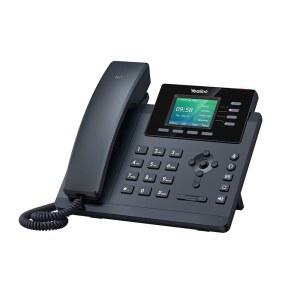 YEALINK SIP T34W WIFI IP 전화기 미포함 이더넷 802 기가비트 POE 계정 VOIP 포트 4개의 4인치 3AF 디스플레이 블랙 어댑터 컬러 전원 듀얼