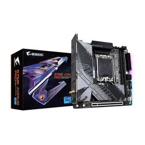 기가바이트 B760I AORUS PRO LGA 1700 인텔 B760 미니 ITX DDR5 듀얼 M.2 PCIe 4.0 USB 3.2 Gen2X2 TypeC WiFi 6E 2.5 GbE LAN QFlash Plus 마더보드
