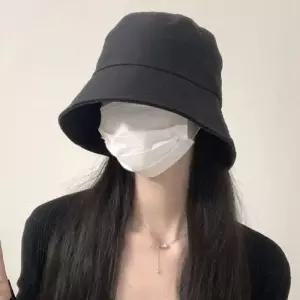 [룽스_62]빅사이즈 베이직 블랙 원컬러 벙거지 버킷햇 햇