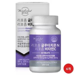 온가족건강 리포좀 글루타치온N리포좀비타민C 면역력항산화 6박스 대용량