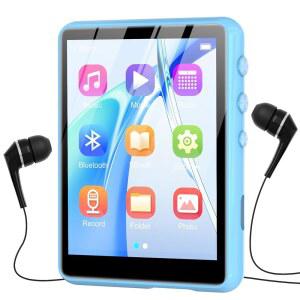 MP3 플레이어 블루투스 라디오 음악 녹음기 FM 스피커 휴대용 HD 뮤직 스크린 플레이어가 4인치 터치 있는 음성 비디오 364GB 플레이어 사운드 HiFi 셔플