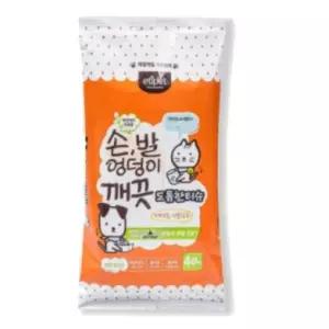 고양이 물티슈 손발 엉덩이 40매 catwettissue 길양이
