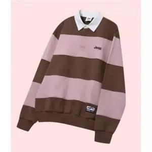 JEEP 레트로 마운틴 1941 스트라이프 카라 맨투맨 스웨트셔츠 스?셔츠 크루넥 티셔츠 상의 (JR5TSU825BR)