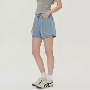 [센트럴몰]핀턱 데님 숏팬츠