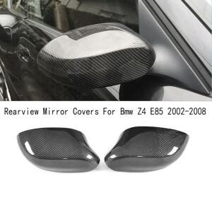자동차 탄소 섬유 백미러 사이드 윙 커버 BMW 호환 Z4 E85 2002-2008 용